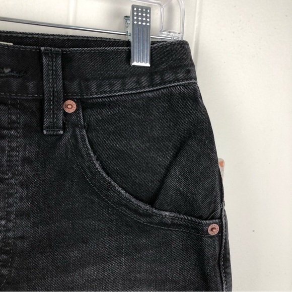 Free People Womens Taliesin Black Cut Off Shorts Size 25 - Picture 8 of 12